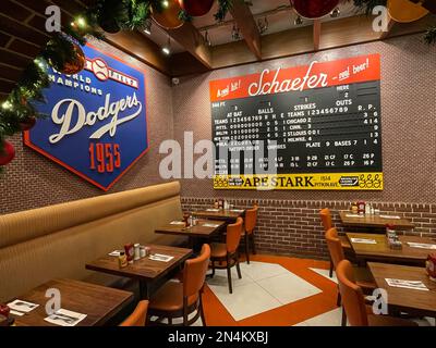 Junior's Cheesecake Restaurant, Interior Times Square, New York, 2023 Banque D'Images