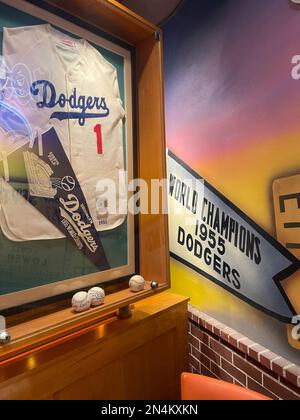 Junior's Cheesecake Restaurant, Interior Times Square, New York, 2023 Banque D'Images