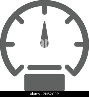 Assistance, tableau de bord, icône de vitesse - à utiliser à des fins commerciales, sur des supports d'impression, sur le Web ou tout type de projet de conception. Fichier EPS vectoriel. Illustration de Vecteur