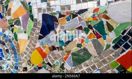 carreaux de fond et faïence en morceaux Banque D'Images