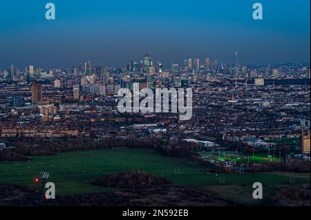 Vue panoramique sur Londres Banque D'Images