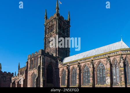 Collégiale Saint Peter à Wolverhampton, West midlands, Royaume-Uni Banque D'Images