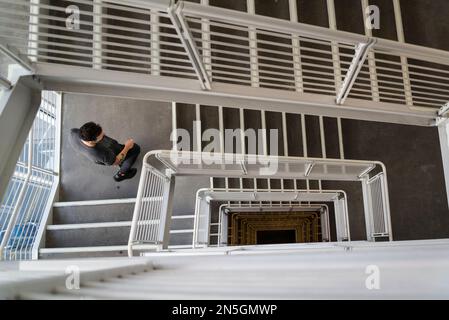 Staircase, New York, États-Unis Banque D'Images