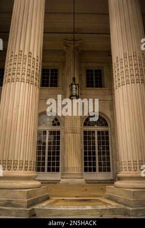 Constitution Hall, salle de concert renommée dans un bâtiment néoclassique historique, Washington, D.C., États-Unis Banque D'Images