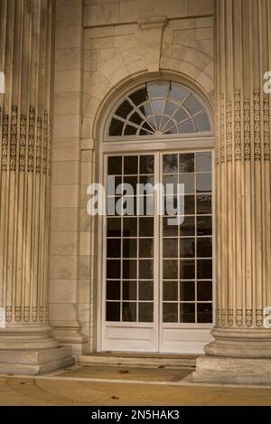 Constitution Hall, salle de concert renommée dans un bâtiment néoclassique historique, Washington, D.C., États-Unis Banque D'Images