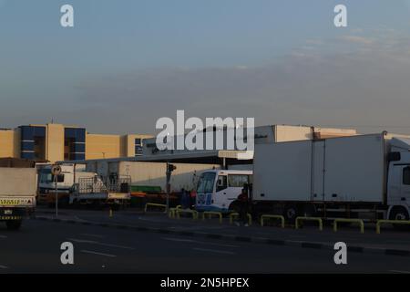 Dubai, Émirats Arabes Unis - 01-15-2023: Marché des fruits et légumes à Al Awir, Dubaï Banque D'Images