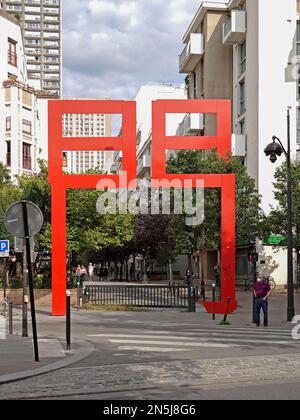 France, Paris, 13 septembre 2021 : l'arrondissement de 13th, quartier asiatique, quartier de la communauté asiatique est situé sur la rive gauche de la rivière se Banque D'Images