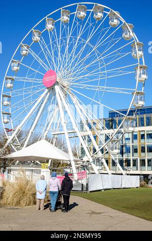 La Grande roue, les jardins impériaux, Cheltenham Banque D'Images