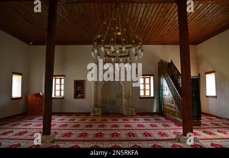 Située à Korkuteli, Turquie, la mosquée Alaaddin a été construite au 14th siècle. Banque D'Images