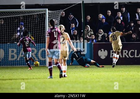 Londres, Royaume-Uni. 09th févr. 2023. Dagenham, Angleterre, 23 octobre 2022: Sam Kerr (20 Chelsea) marque Chelsea 4th but pendant la coupe continentale de Ligue des femmes demi-finale entre West Ham United et Chelsea à Dagenham et Redbridge's Chigwell Construction Stadium.England. (K Hodgson/SPP) crédit: SPP Sport Press photo. /Alamy Live News Banque D'Images