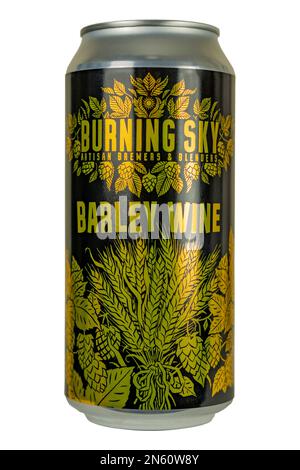 Burning Sky Artisan Brewers & Blenders - vin d'orge - Alc9,5 % env. Banque D'Images