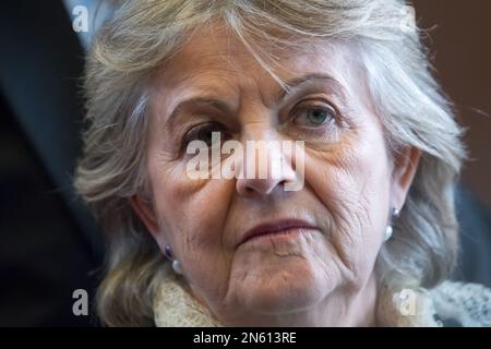 Gdansk, Pologne. 9 février 2023. ELISA Ferreira, Commissaire européen pour la cohésion et les réformes en Pologne © Wojciech Strozyk / Alamy Live News Banque D'Images