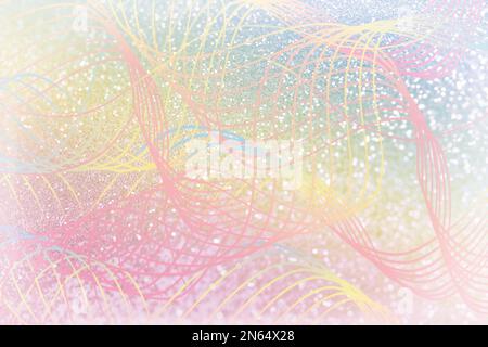 Magnifique arrière-plan abstrait, tons licorne Banque D'Images