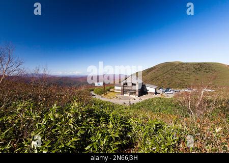 Akita-Komagatake, cabane de montagne pour le trek, parc national de Towada Hachimantai, ville de Senboku, Akita, Tohoku, Japon, Asie de l'est, Asie Banque D'Images