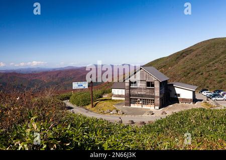 Akita-Komagatake, cabane de montagne pour le trek, parc national de Towada Hachimantai, ville de Senboku, Akita, Tohoku, Japon, Asie de l'est, Asie Banque D'Images