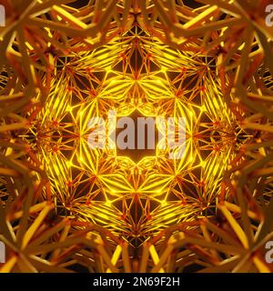 Illustration 3D arrière-plan pour la publicité et le papier peint dans la scène de luxe et de fête de mode. Rendu 3D dans un concept décoratif. Banque D'Images