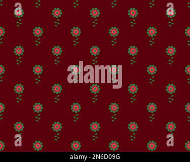 Motif fleuri sans couture Banque D'Images