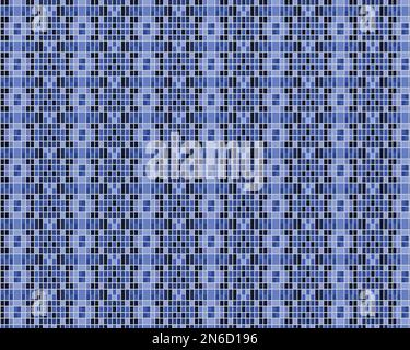 Pixels Pixelated Seamless Pattern Background Design, petits blocs pixels Seamless Pattern Banque D'Images