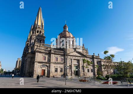 Cathédrale de Guadalajara, site de l'UNESCO Guadalajara, Jalisco, Mexique Banque D'Images