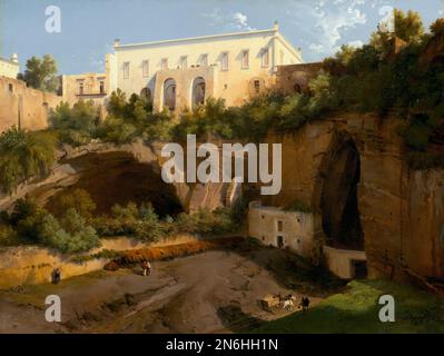 Lancelot-Théodore Turpin de Crissé vue d'une villa, Pizzopalcone, Naples c. 1819 Banque D'Images