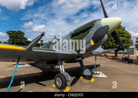Imperial War Museum Duxford , Spitfire Banque D'Images