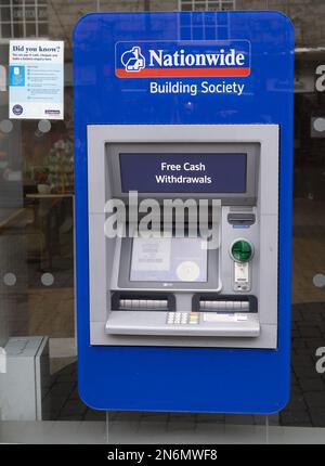 Distributeur automatique de billets, distributeur automatique de billets, mur d'ions de trous, distributeur de billets Banque D'Images