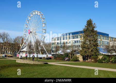 La Grande roue, les jardins impériaux, Cheltenham Banque D'Images