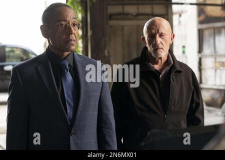 BETTER CALL SAUL TV SÉRIE 5 (2015-2022) GIANCARLO ESPOSITO JONATHAN BANKS AMC/MOVIESTORE COLLECTION Banque D'Images