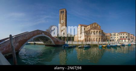 Basilique dei Santi Maria e Donato, Murano, Venise, Italie. Banque D'Images