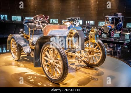 Musée Mercedes-Benz Stuttgart Allemagne Banque D'Images