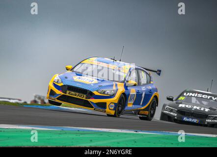 BTCC, British Touring car Championship, Knockhill 2022, Ashley Sutton, Ash Sutton, NAPA Racing UK, Ford Focus Banque D'Images