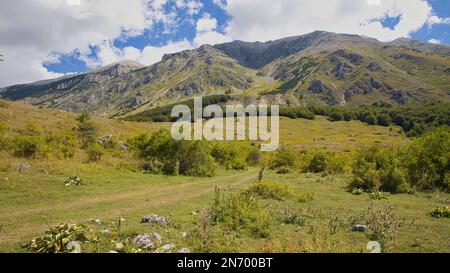 Monte Amaro dans le parc national de Maiella en Italie, Banque D'Images