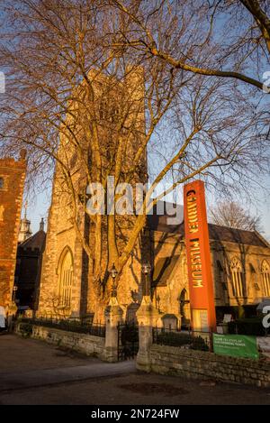 St-Mary-at-Lambeth, une église médiévale de Lambeth qui a été transformée en musée du jardin, Londres, Angleterre, Royaume-Uni Banque D'Images