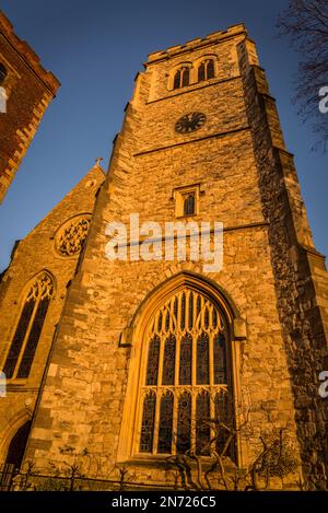 St-Mary-at-Lambeth, une église médiévale de Lambeth qui a été transformée en musée du jardin, Londres, Angleterre, Royaume-Uni Banque D'Images