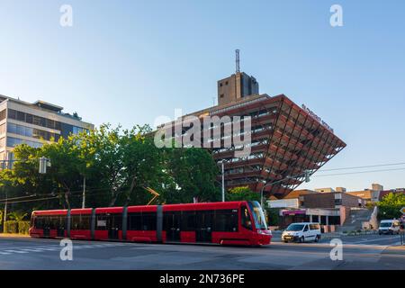 Bratislava (Pressburg), Slovensky rozhlas (bâtiment radio slovaque) en Slovaquie Banque D'Images