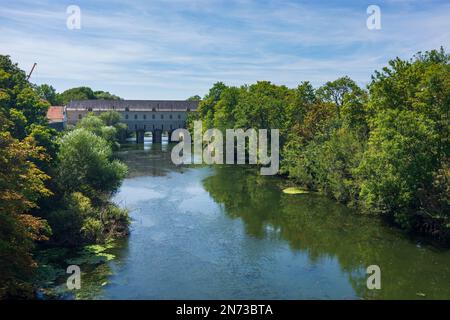 Thionville (Diedenhofen), pont d'écluse Pont de Cormontaigne en Lorraine (Lothringen), Moselle (Moselle), France Banque D'Images