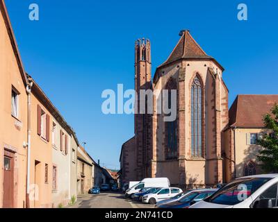 Guebwiller (Gebweiler), ancienne abbaye dominicaine d'Alsace (Elsass), Haut-Rhin (Oberelsass), France Banque D'Images