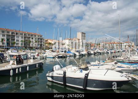 Le port de plaisance de la Seyne sur Mer. Banque D'Images