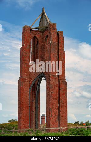 Marque de la mer (Grand Kaap), île de Borkum Banque D'Images