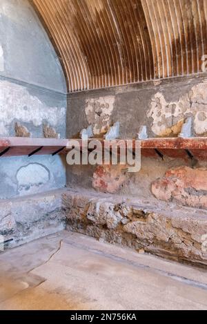 Herculanum, Italie, bains ladys anciens dans la ville romaine d'Herculanum, Italie Banque D'Images