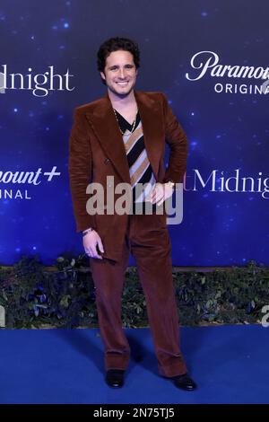 Diego Boneta, pendant le tapis bleu du film "à minuit" au centre culturel Roberto Cantoral sur 09 février 2023 à Mexico, Mexique. Banque D'Images