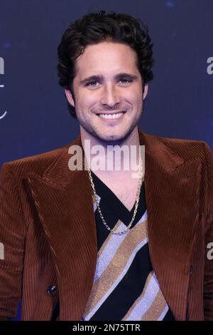Diego Boneta, pendant le tapis bleu du film "à minuit" au centre culturel Roberto Cantoral sur 09 février 2023 à Mexico, Mexique. Banque D'Images