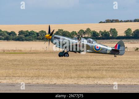 Imperial War Museum Duxford , Spitfire Banque D'Images