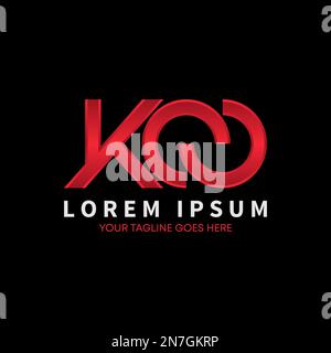Lettre ou mot KCC police dans cercle flip image graphique icône logo design abstrait concept vecteur stock. utilisé comme symbole lié à l'initiale ou au monogramme Illustration de Vecteur