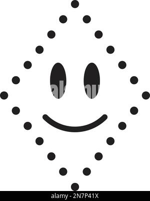 Forme en losange pour tracer des lignes pour les enfants d'âge préscolaire et de maternelle pour le dessin et la pratique de l'écriture manuscrite Illustration de Vecteur