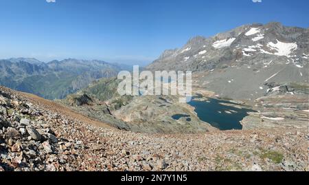 Lacs de l'Alpe d'Huez, Isère, Bourgogne-Rhône-Alpes , france Banque D'Images