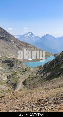 Lacs de l'Alpe d'Huez, Isère, Bourgogne-Rhône-Alpes , france Banque D'Images