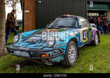 1978 Porsche 911 SC Safari construit par Tuthill Porsche, exposé lors de la ruée de janvier qui s'est tenue au Bicester Heritage le 8th janvier 2023. Banque D'Images