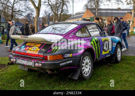 1978 Porsche 911 SC Safari construit par Tuthill Porsche, exposé lors de la ruée de janvier qui s'est tenue au Bicester Heritage le 8th janvier 2023. Banque D'Images