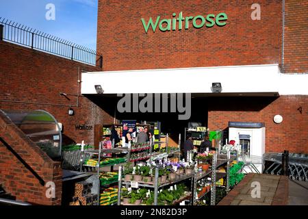 supermarché waitrose, ville de ramsgate, kent est, royaume-uni février 2023 Banque D'Images